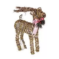 Kliknite za detalje - Novogodišnja i božićna dekoracija za kuću - figura Irvas Gold 38cm