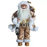 Kliknite za detalje - Deda Mraz sa fenjerom Figura Visine 45 cm