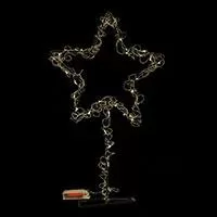 Kliknite za detalje - Novogodišnja dekoracija LED Zvezda podna lampa 50cm toplo bela