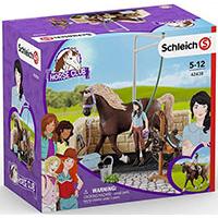 Kliknite za detalje - Schleich figurice Domaće životinje - Konji - Kupanje konja sa Emili i Lunom 42438