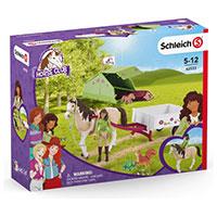 Kliknite za detalje - Schleich figurice Konji -  Kampovanje s konjem 42533