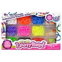 LOOM BAND Set za izradu narukvica 1200 gumica 16976