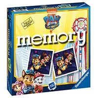Društvena igra Memorija Patrolne šape Ravensburger 20835 - Memorija Patrolne šape je igra sa jednostavnim principom koja kod dece razvija zapažanje, pamćenje i koncentraciju. Pakovanje sadrži 2x36 kartica sa likovima iz omiljenog crtaća. Za decu 4+.