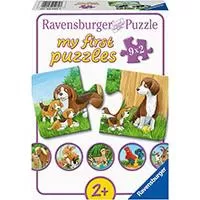 Kliknite za detalje - Ravensburger Moje prve Puzzle slagalica 9x2 dela Životinje sa mladuncima 03123