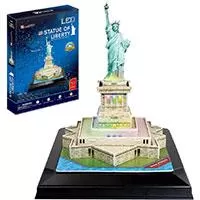 Kliknite za detalje - CubicFun 3D Puzzle Sa LED Osvetljenjem Kip Slobode L505h