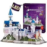 Kliknite za detalje - CubicFun 3D Puzzle Sa LED Svetlom Neuschwanstein Zamak L174h