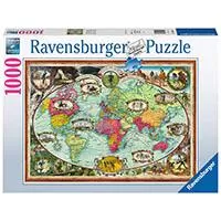 Kliknite za detalje - Ravensburger Puzzle slagalica 1000 delova Biciklom oko sveta 16995