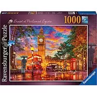 Kliknite za detalje - Ravensburger Puzzle slagalica 1000 delova London - Zalazak sunca nad Parlamentom 17141