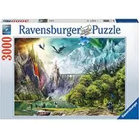 Kliknite za detalje - Ravensburger Puzzle slagalica 3000 delova Kraljevstvo zmajeva 16462