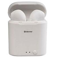 True Wireless Bluetooth Earbuds Denver TWE-46 White
