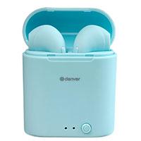 True Wireless Bluetooth Earbuds Denver TWE-46 Light Blue