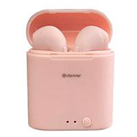 True Wireless Bluetooth Earbuds Denver TWE-46 Rose