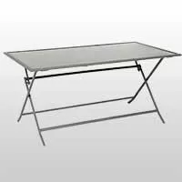 Kliknite za detalje - Sklopivi Baštenski Sto Metal - Staklo Fleksia
