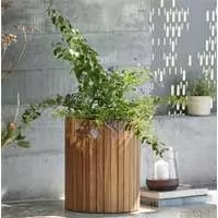 Kliknite za detalje - Visoka saksija za cveće od drveta bagrema V43cm