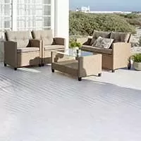 Kliknite za detalje - Lounge Baštenska Garnitura Sa Jastucima