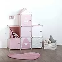 Kliknite za detalje - Dečiji Ormarić Zamak 96 x 109 cm Atmosphera Createur d Interieur