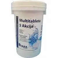 Kliknite za detalje - Multi tablete za tretman vode u bazenima 5u1 25kg