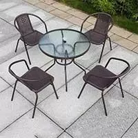 Kliknite za detalje - Balkonski Set Promises 80 - 4 Stolice i Sto prečnika 80 cm