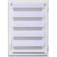 Kliknite za detalje - Luance Zebra Roletna 120x180 Cm Bela