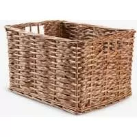 Kliknite za detalje - Pletena korpa od rogoza i vrbe 39x34x25cm Natur