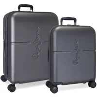 Kliknite za detalje - Pepe Jeans Komplet kofera 70cm i 55cm Highlight navy blue 76895