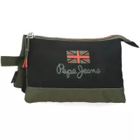 Kliknite za detalje - Pepe Jeans Pernica Sa 3 Pregrade - Crna