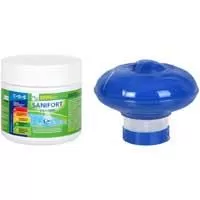 Kliknite za detalje - Starter Multi Set za održavanje vode u bazenu Tablete 20×20 gr + dispenzer
