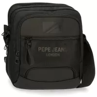 Kliknite za detalje - Muška torbica 27cm sa pregradom za tablet Pepe Jeans Bromley black 70657