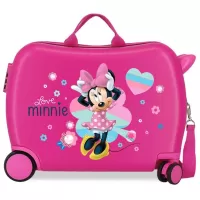 Kliknite za detalje - Kofer za put i vožnju Disney Minnie Love pink 20598