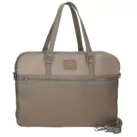 Kliknite za detalje - Ženska poslovna torba sa pregradom za laptop PJL Christine beige 70960