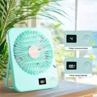 Kliknite za detalje - Stoni USB mini ventilator sa displejem 5919GR