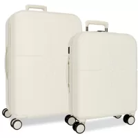 Kliknite za detalje - Putni koferi 70cm i 55cm Pepe Jeans Highlight white 76889