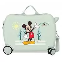 Kliknite za detalje - Dečiji kofer 50cm za put i vožnju Disney Mickey Move mint 20798