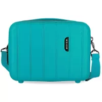 Kliknite za detalje - Kofer za šminku i kozmetiku Movom Wood turquoise 53139