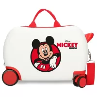 Kliknite za detalje - Dečiji kofer za put i vožnju Disney Mickey Red 47710