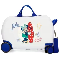 Kliknite za detalje - Dečiji kofer za put i vožnju Disney Minnie Aloha white 47710