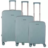 Kliknite za detalje - Koferi od polipropilena 53cm/62cm/72cm Enova Tokyo dark sea green 525340