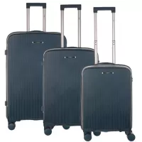 Kliknite za detalje - Koferi od polipropilena 53cm/62cm/72cm Enova Tokyo blue sapphire 525340