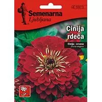 Kliknite za detalje - Cveće 10 kesica Lepi čovek - Cinija - crvena - Zinnia elegans 5973