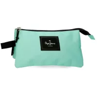 Kliknite za detalje - Pernica sa 3 pregrade Pepe Jeans Aris turquoise 63243