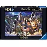 Kliknite za detalje - Puzzle 3000 delova Harry Potter - Zamak Hogwarts - Škola za veštice i čarobnjake 17561