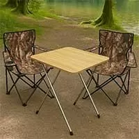 Kliknite za detalje - Sklopivi Piknik Set Lenny - 2 Stolice i Sto 