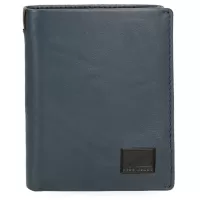 Kliknite za detalje - Kožni novčanik na preklop 10cm PJL Marshal blue 78711