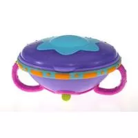 Kliknite za detalje - Nuby Wacky činija sa drškama i poklopcem ljubičasta N-5207