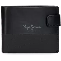 Kliknite za detalje - Kožni novčanik za muškarce Pepe Jeans Dual black 78333