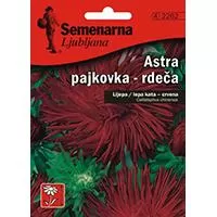Kliknite za detalje - Seme 5 kesica Lepa Kata igličasta - crvena - Callistephus chinensis spider 2262