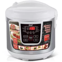 Kliknite za detalje - Raf R.166w Multicooker Bela/inox 900w 6l