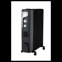 Kliknite za detalje - Raf R.0929b Uljni Radijator Sa Ventilatorom 9 Rebara Crni 2400w