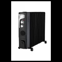 Kliknite za detalje - Raf R.1329b Uljni Radijator Sa Ventilatorom 13 Rebara Crni 2900w