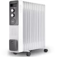 Kliknite za detalje - Raf R.1338w Uljni Radijator Sa Ventilatorom 13 Rebara Beli 2900w